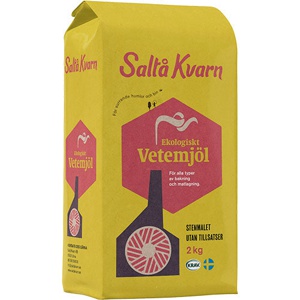 Saltå kvarn Saltå kvarn Hvedemel Økologisk   2 kg produktbillede