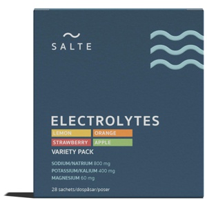 SALTE Elektrolytter assorterte smaker 28 doseposer produktbilde