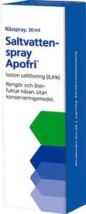 Saltvattenspray nässpray Apofri 30 ml produkt bild