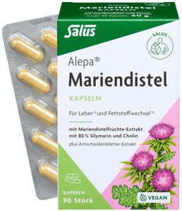 Salus Alepa Mariendistel 90 St Kapseln Produktbild