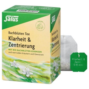 BACHBLÜTEN TEE Klarheit&Zentrierung Bio Salus Fbtl Produktbild