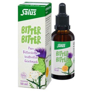 Salus Bitter Bitter Tropfen alkoholhaltig Bio, 50 ml Tropfen zum Einnehmen Produktbild