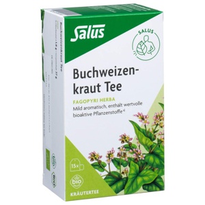 BUCHWEIZENKRAUT Tee Fagopyri herba Bio Salus Fbtl. Produktbild