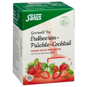 ERDBEEREN Früchtecocktail Salus Filterbeutel Produktbild