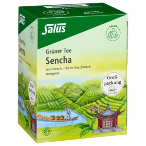 GRÜNER TEE Bio Salus Filterbeutel Großpackung Produktbild
