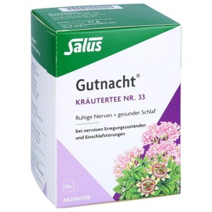 GUTNACHT Kräutertee Nr.33 Salus Filterbeutel Produktbild