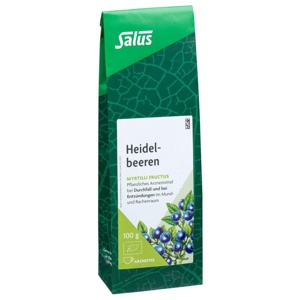 HEIDELBEEREN ARZNEITEE Myrtilli fructus Bio Salus Produktbild