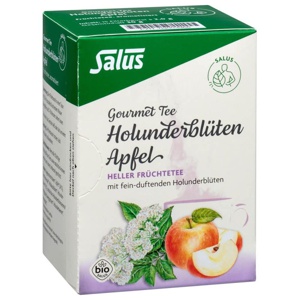 HOLUNDERBLÜTEN Apfel Tee Salus Filterbeutel Produktbild