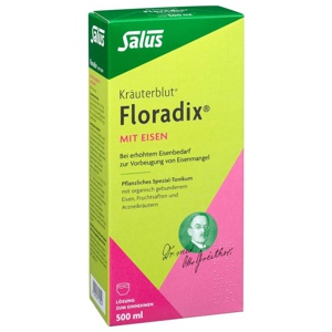 Floradix mit Eisen Flüssigkeit zum Einnehmen Produktbild