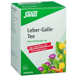 LEBER GALLE-Tee Kräutertee Nr.18a Salus Filterbtl. Produktbild