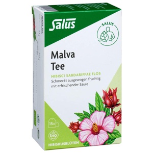 MALVATEE Hibiskusblütentee Bio Salus Filterbeutel Produktbild