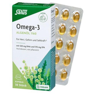 Salus Omega-3 ALGENÖL 1160 30 St Kapseln Produktbild