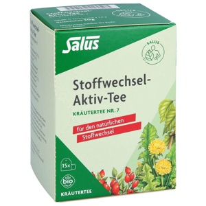 STOFFWECHSEL-AKTIV Tee Kräutertee Nr.7 Bio Salus Produktbild