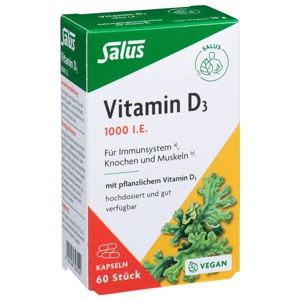 VITAMIN D3 1000 I.E. vegan Kapseln Salus Produktbild