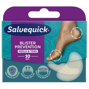 Salvequick Blister Band Aid Mix 10 stk. Produktbild