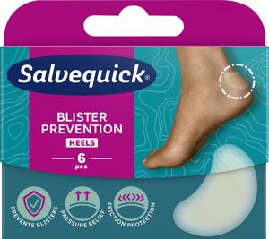 Salvequick Foot Care Heels, 6-pack