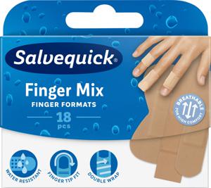 Salvequick Finger Mix 18 st produkt bild