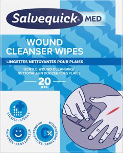 Salvequickmed Wound Cleanser Wipes, 20 st produkt bild