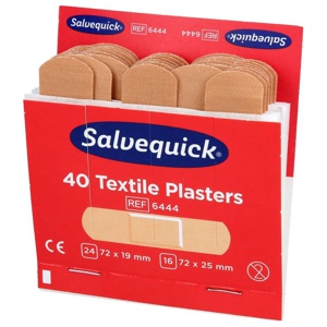SALVEQUICK Pflasterstrips elastisch Refill 6444 40 St Pflaster Produktbild