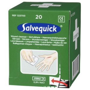 Salvequick Sårtvättare (0,9% NaCl, steril) 20 st produkt bild
