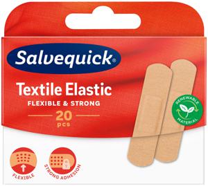 Salvequick Textile Elastic, 20-pack