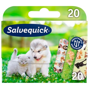 Salvequick Animals 20 stk produktbillede