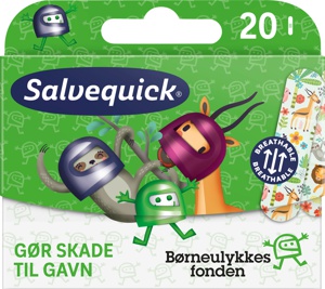 Salvequick Plaster Børneulykkesfonden 20 stk produktbillede