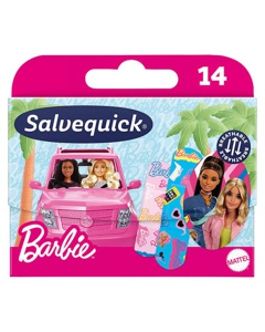 Salvequick Vandafvisende Børneplaster Barbie produktbillede