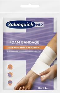SalvequickMED Foam Bandage 8cm x 1m produkt bild