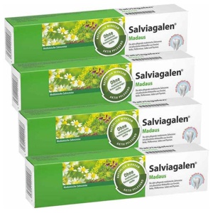 Salviagalen med. Zahncreme Madaus, 4x75 ml Zahncreme Produktbild