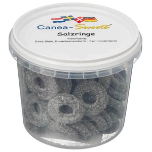 Salzringe Lakritz Bonbons, 135 g Bonbons Produktbild