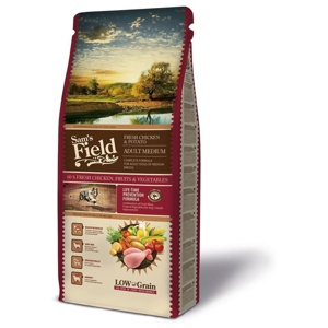 Sams Field vuxen hundfoder medium 13 kg produkt bild