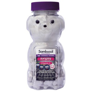 Sambucol Black Elderberry Chewable Teddies for Kids product image