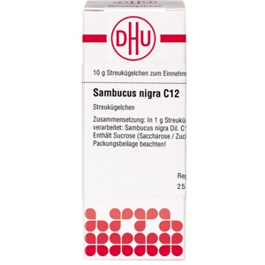 SAMBUCUS NIGRA C 12 Globuli Produktbild