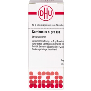 SAMBUCUS NIGRA D 3 Globuli Produktbild