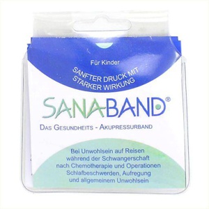 SANA BAND das Gesundheits Akupressurband f.Kdr. Produktbild