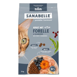 Sanabelle Adult mit Forelle & Blaubeeren Produktbild