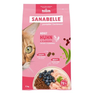 Sanabelle Adult mit Huhn & Blaubeeren Produktbild