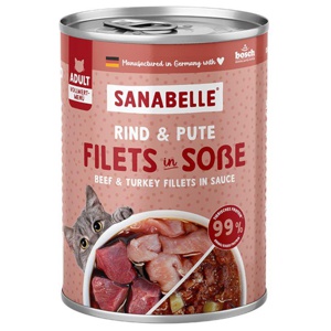 Sanabelle Fleisch in Soße 6 x 380 g Produktbild