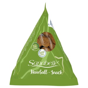 Sanabelle Hairball Snack im Tetraeder Produktbild