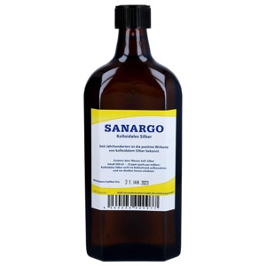 SANARGO kolloidales Silber Flaschen Produktbild