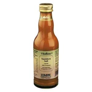 Sanddorn Saft pur kbA Vitalh, 200 ml Saft Produktbild