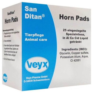 Sanditan Horn Pads für Huf und Klaue vet. (für Tiere), 25 St Tücher Produktbild