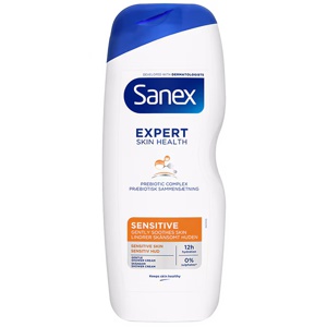 Sanex Expert Skin Health Sensitive Shower gel - 600 ml. produktbillede