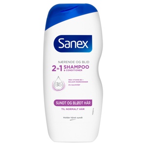 Sanex Shampoo med balsam 2-in-1 - 250 ml. produktbillede