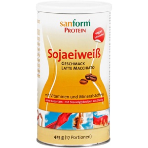SANFORM Protein Latte Macchiato Pulver Produktbild