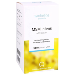 Sanhelios MSM Kapseln intens 1600 mg, 400 St Kapseln Produktbild