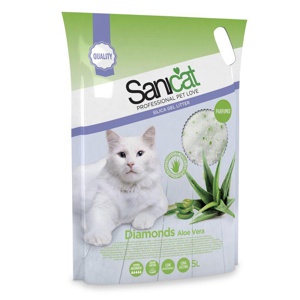 Sanicat Diamonds Aloe Vera Katzenstreu Produktbild
