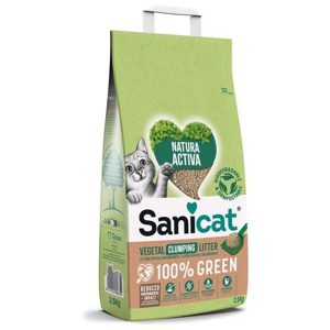 Sanicat Natura Activa 100% Green Katzenstreu Produktbild