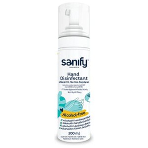 Sanify Alkoholfri Handdesinfektion Skum 200 ml produkt bild
